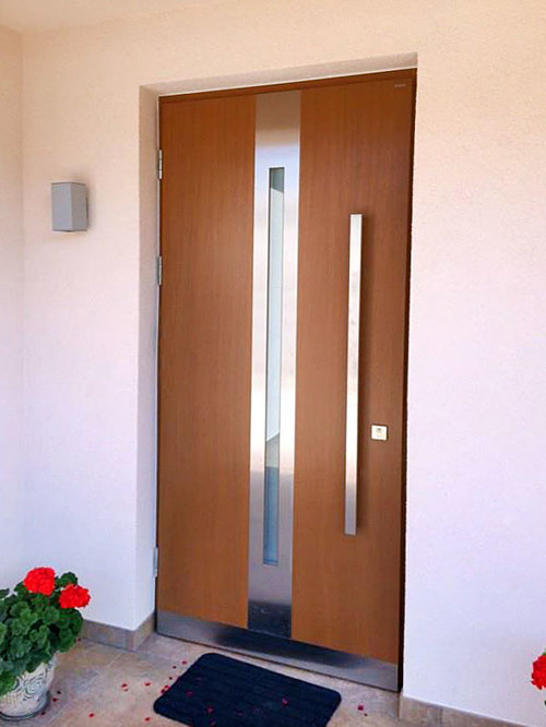 European Mahogany Wood Exterior Doors Custom Order
