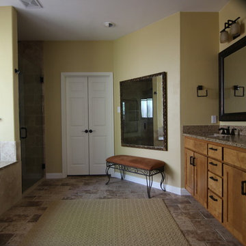 A New Upgraded Modern Master Bath