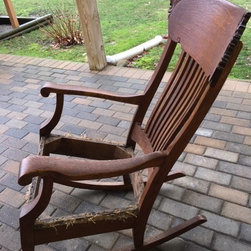 Damaged Rocking Chair Before - Furniture