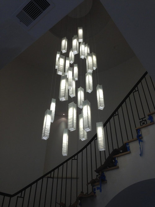 Contemporary Foyer Lighting Modern Entry Chandelier For High Modern High Ceiling Foyer Lighting Contemporary By Galilee Pendant