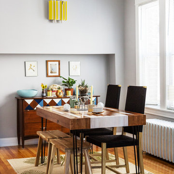 Dining Room Designed with Table by Woodward Trade Co