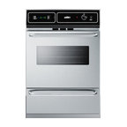 24 inch gas wall oven in stainless steel TTM7212BKW