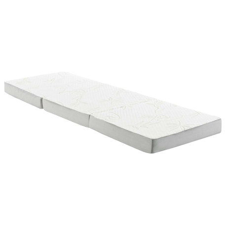 Relax Gel 4" Memory Foam Tri-Fold Mattress, 25"x75"