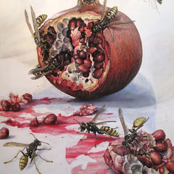 Pomegranate and Paper Wasps - Products