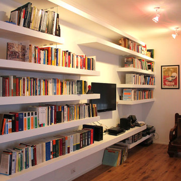 Libreria lineare in cartongesso