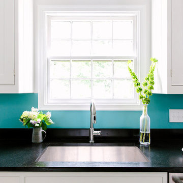 Aqua Blue Backsplash