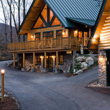 log house exterior ideas