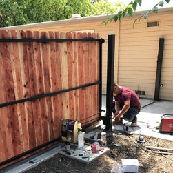 Concord Wooden Automatic Gate Installation - Products
