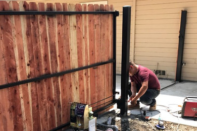 Concord Wooden Automatic Gate Installation