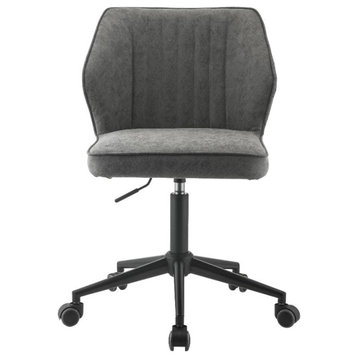 Acme Pakuna Office Chair Vintage Gray PU and Black
