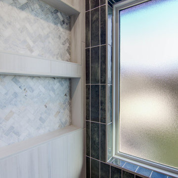 Primary Bathroom Remodel with Tub Removal & Shower Relocation