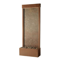 4' Gardenfall Metaline Floor Fountain - Indoor Fountains