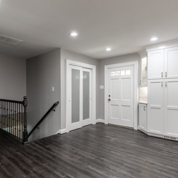 Family Enjoys of a New Powder Room, Kitchen, and Garage in a Vienna VA Addition