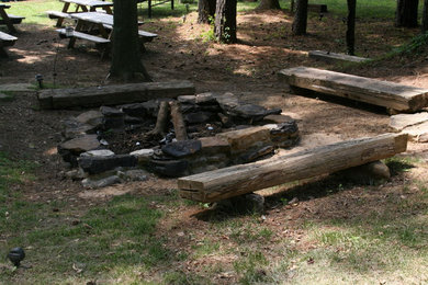 Inspiration for a rustic home design remodel in Other