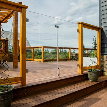 Greehouse and Deck Overlooking Anchorage, Alaska