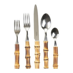 Juliska Natural Bamboo 5-piece Place Setting - Flatware And Silverware Sets