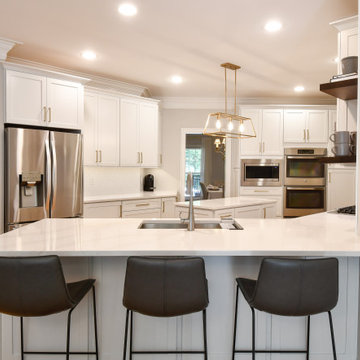 Transitional White Kitchen Remodel Williamsburg, VA