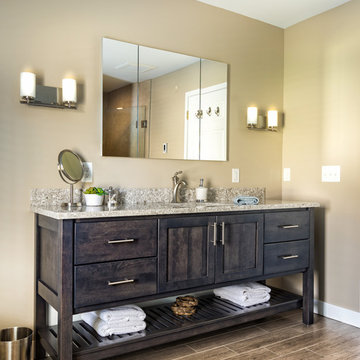 Dual Walk-in Shower in Shelby Township
