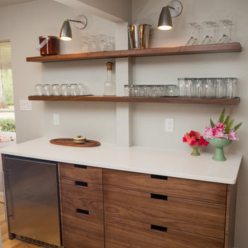 Modern Walnut Kitchen