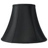 With Lining Bell Premium Lampshade 7"x14"x11", Black