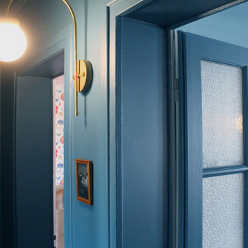 Amérique, aménagement, rénovation et décoration d'un appartement, Paris XIXe