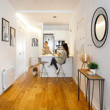 Cocina abierta en vivienda