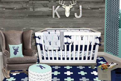 Home design - rustic home design idea in Dallas