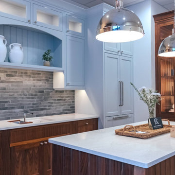 Traditional Walnut Cabinetry