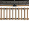 Sunjoy 10 ft. x 11 ft. Cedar Frame with Aluminum Roof Gazebo Pergola