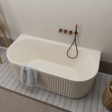 CREAM BTW FREESTANDING BATHTUB - PS IDV-290376