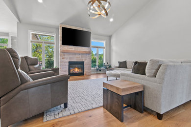 Eclectic living room photo in Other