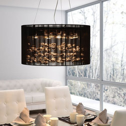 Zuo Symmetry Ceiling Lamp Black - SKU: 50085 - Pendant Lighting
