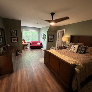 Two Outdated Bathrooms Were Remodeled