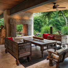 Fireplace look