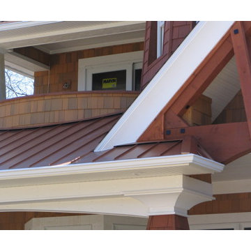 Copper Penny Roof by Master Steel Roofing