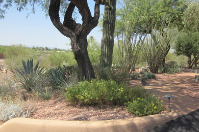 Example of a trendy entryway design in Phoenix