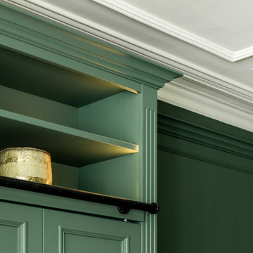 BESPOKE FITTED ALCOVE TV AND STORAGE CABINETS