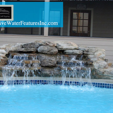 Small pool waterfall
