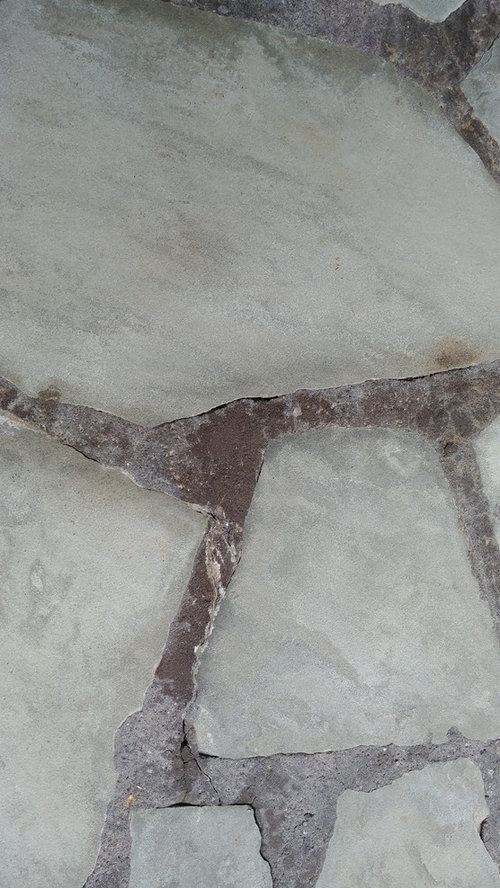 flagstone mortar grout black