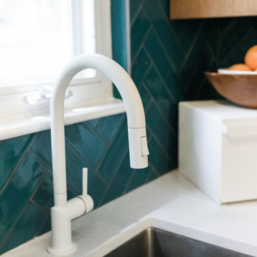 A Mid-Century Kitchen That Maximizes Every Inch