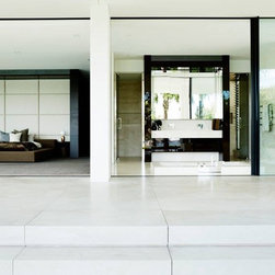 Crema Nova Honed Limestone flooring and bathroom - Products