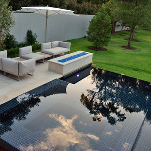 Modern Infinity Edge Pool & Spa