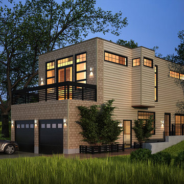 Shoreland Hills, Stop 31, Beach House-Spec House