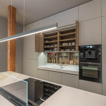 Stone Grey Calacatta Marmor
