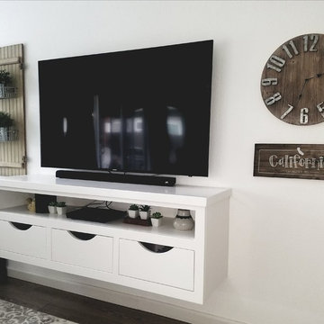 Floating TV component Cabinet