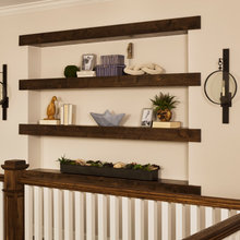Built in Shelves Foyer