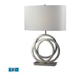 Dimond - One Light Polished Nickel Table Lamp - Table Lamps