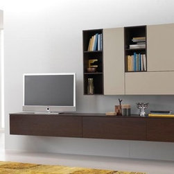 Wall Unit Modern Spar Exential Y18 - $4,365.00 - Entertainment Centers And Tv Stands