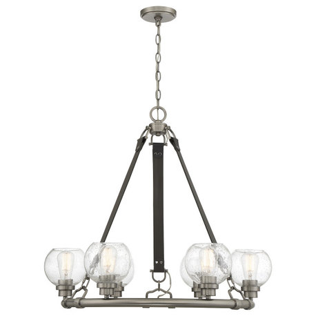 Bozeman 6-Light Chandelier, Antique Nickel