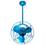 Matthews Fan - Bianca Direcional 13" Directional Ceiling Fan, Light Blue - Unique and versatile, the fan head of the Bianca Direcional ceiling fan can be infinitely positioned in a 180-degree arc, forward and reverse, to provide maximum, directional airflow. The Bianca can be hung in small, awkward spaces or in front of HVAC ducts to make more efficient the heating, ventilation or air conditioning of any space.